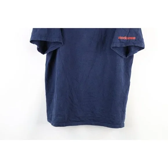 Vintage Y2K 2004 Adidas Mens Large Distressed Spell Out Short Sleeve T-Shirt - Picture 3 of 8